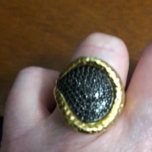 Gem Treasures Black Spinel Ring